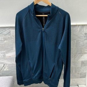 lululemon men’s athletic jacket XL blue